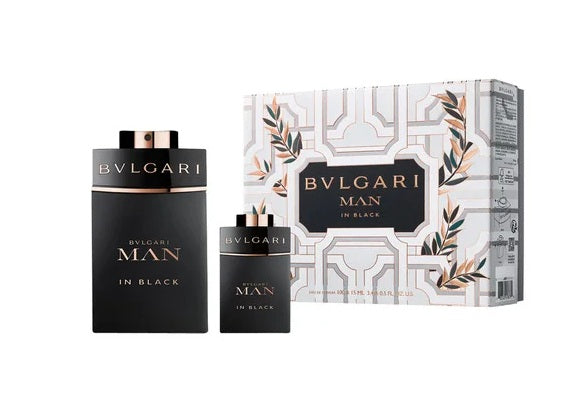 Bvlgari Man in Black 100ml Edp + 15ml Edp Spray Geschenkset