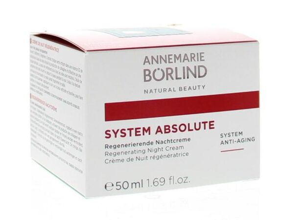Annemarie Börlind System Absolute Regenerating Night Cream Cosmetica 50 ml