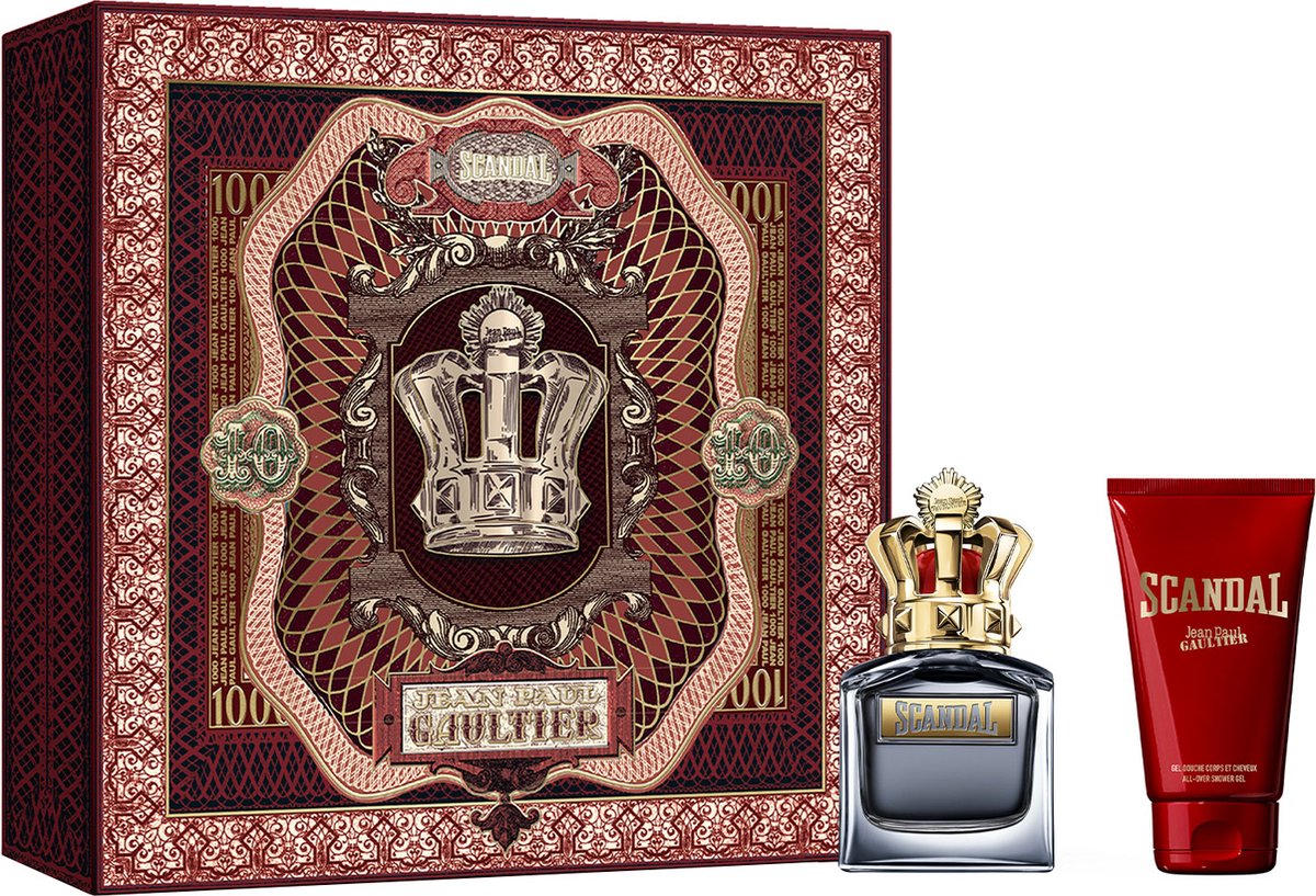 Jean Paul Gaultier Scandal Pour Homme 50ml Edt + all-Over Shower Gel Geschenkset