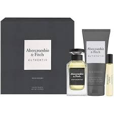Abercrombie & Fitch Authentic Man 100ml Edt + 15ml Edt Spray + Hair & Body Wash Geschenkset