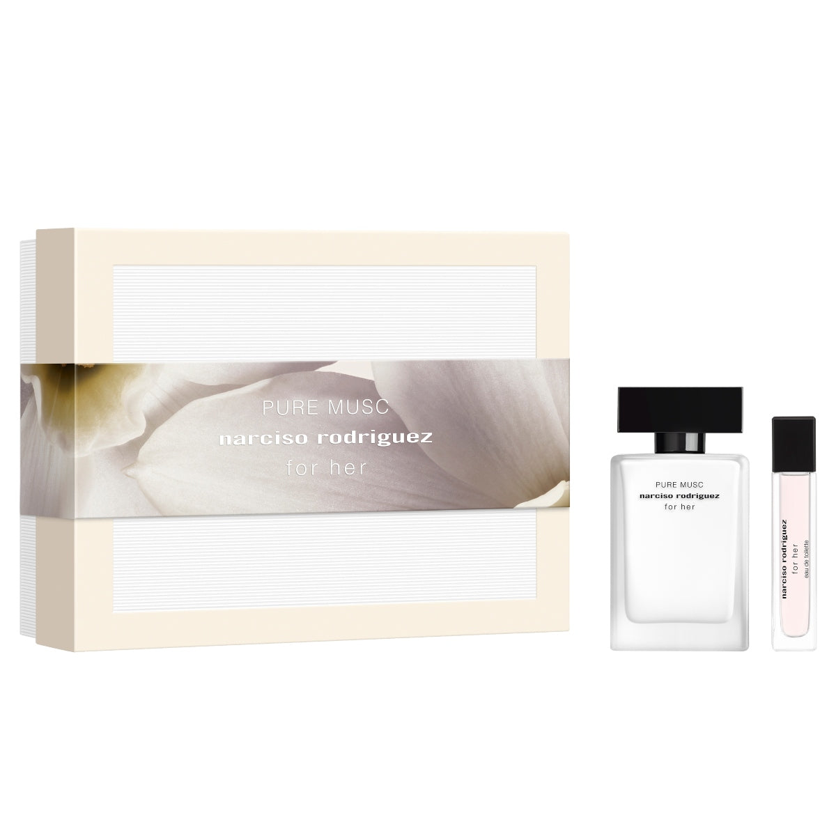 Narciso Rodriguez For Her Pure Musc 50ml Edp + For Her 10ml Edt Spray Geschenkset