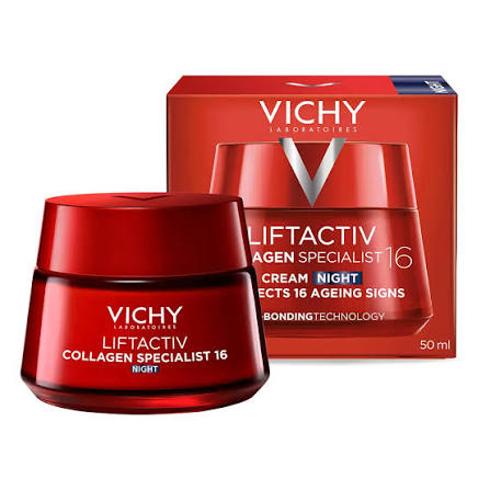 Vichy Liftactiv Collageen Specialist Nachtcréme Cosmetica 50 ml