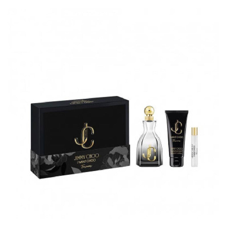 Jimmy Choo I Want Choo Forever 100ml Edp + 7,5ml Edp Spray + Bodylotion 100ml Geschenkset