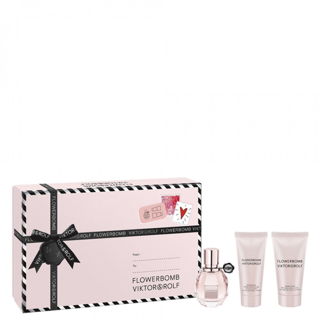 Viktor & Rolf Flowerbomb 30ml Edp + Showergel + Bodylotion Geschenkset