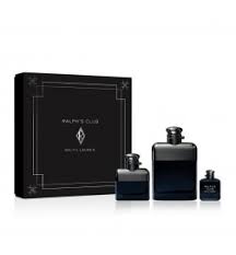 Ralph Lauren Ralph's Club 100ml Edp + Aftershavebalm + 10ml Edp Spray Geschenkset