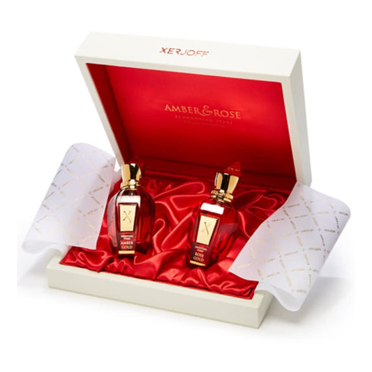XerJoff Amber Gold Parfum 50ml + Rose Gold Parfum 50ml Geschenkset