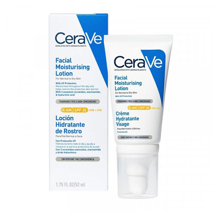Cerave Hydraterende Gezichtscrème SPF 30 Cosmetica 52 ml