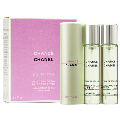 Chanel Chance Eau Fraiche  Eau de Toilette 3x 20ml