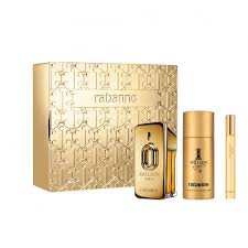 Rabanne 1 Million Gold 50ml Edp + Deodorant Spray + 10ml Edp Spray Geschenkset
