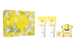 Versace Yellow Diamond 90ml Edt + Body & Showergel + Bodylotion + Miniature Geschenkset