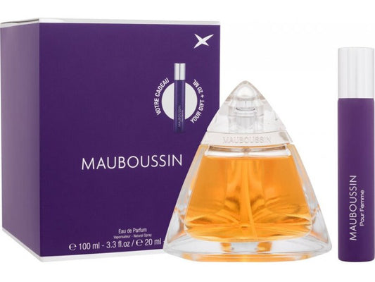 Mauboussin Mauboussin Pour Femme 100ml Edp + 20ml Edp Spray Geschenkset