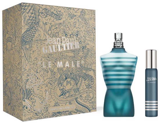 Jean Paul Gaultier Le Male 125ml Edt + 20ml Edt Spray Geschenkset