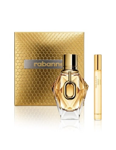 Rabanne Million Gold For Her 90ml Edp + 20ml Edp Spray Travelbox Geschenkset