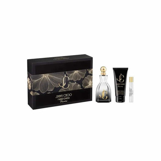 Jimmy Choo I Want Choo Forever 100ml Edp + 7,5ml Edp Spray + Bodylotion 100ml Geschenkset